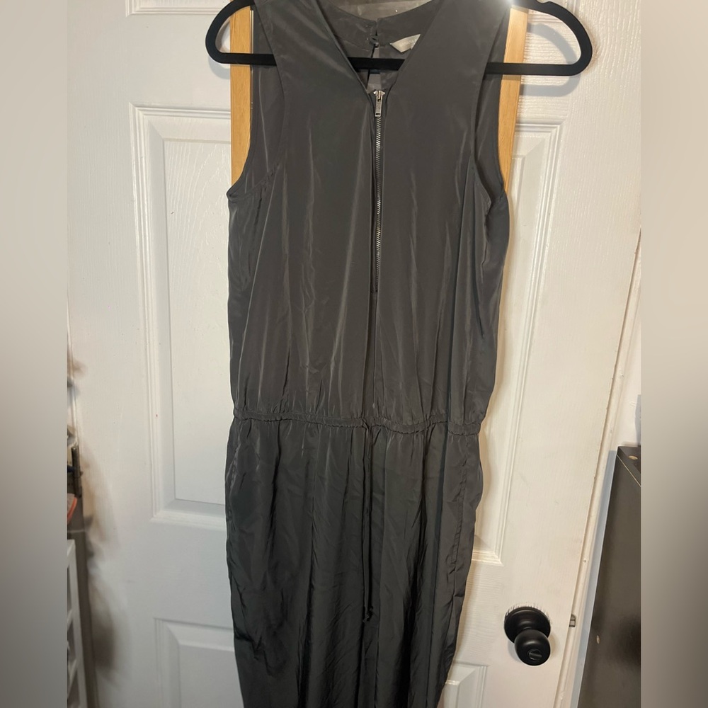 Banana Republic - Size 6, Dark Grey Jumpsuit, Drawstring Waist